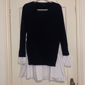 English Factory Knit Shirtdress